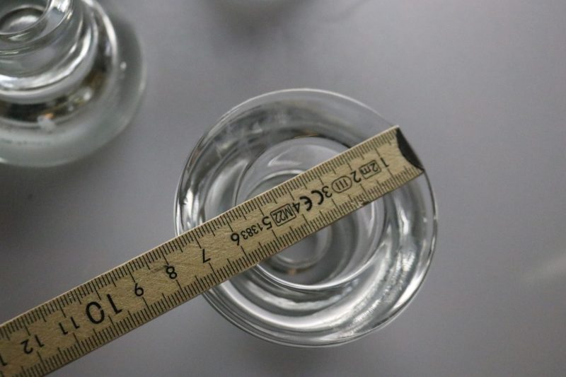 Eleganta Glas Ljusstakar/Ljuslyktor, 4st, Designade av K Hagberg och M Hagberg