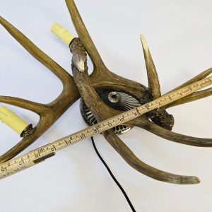 Rustik Vägglampa med Horn – Naturnära Design för Hemmet