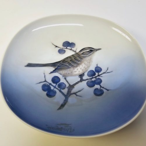 Royal Copenhagen assiett – "Turdus Iliacus" – 16 cm