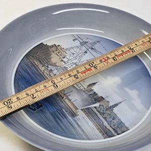 Royal Copenhagen tallrik – "Helsingør Værft" – 21,5 cm i diameter