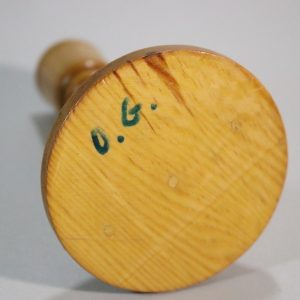 Svarvad Ljusstake i furu Hemslöjd hantverk trä