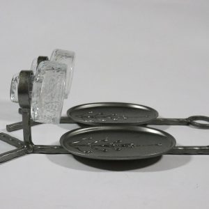 2st Vägglampetter, metall och glas - SVENSK KVALITETSPRODUKT Smedjan