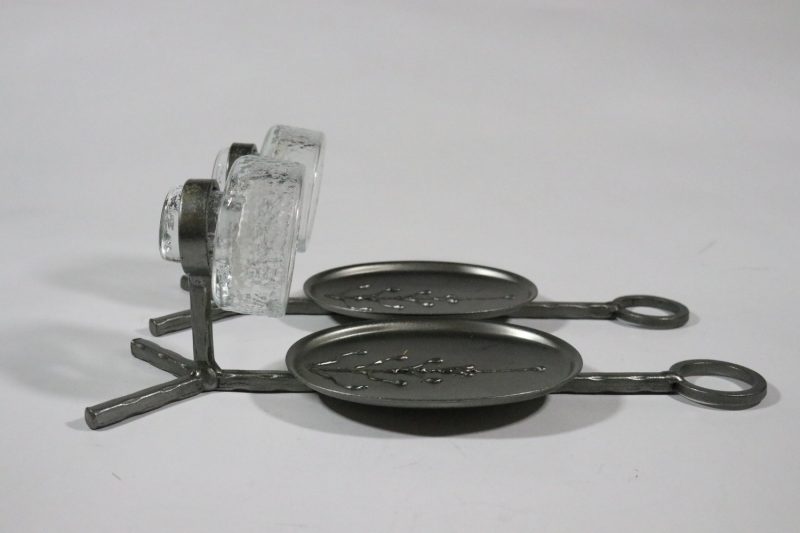 2st Vägglampetter, metall och glas - SVENSK KVALITETSPRODUKT Smedjan