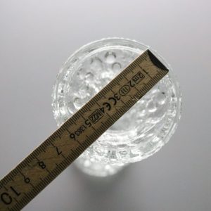 VAS,  i texturerad pressglass från Oberglas Austria - Österrike