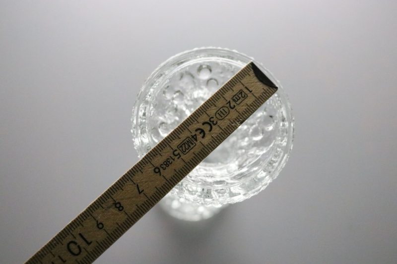VAS,  i texturerad pressglass från Oberglas Austria - Österrike