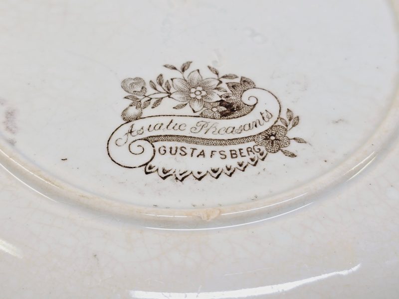 Elegant Assiett från Gustavsberg - 21 cm i Diameter