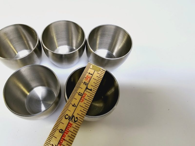 Elegant set av 5 rostfria äggkoppar – tidlös design!