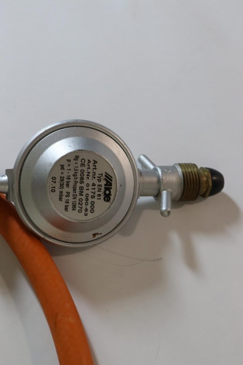 Regulator och gasolslang
