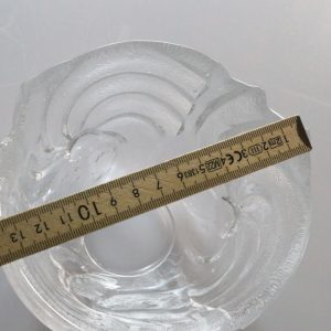 SKÅL, glas, Skruf glasbruk Sweden D=14cm