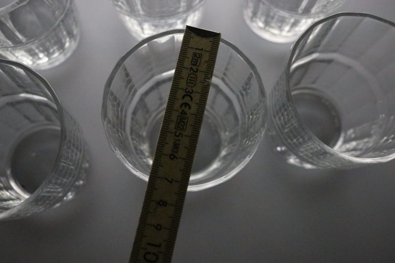 Tidlösa Stapelbara Glas – Set om 6