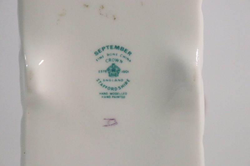 Handmålad porslinsask – Staffordshire, England