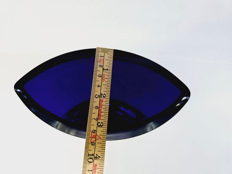 Elegant Blå Glasvas – Skandinavisk Design