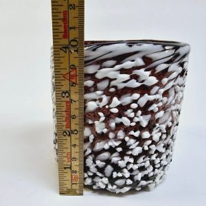 Unik Glasvas i Abstrakt Design – Ett Modernt Konstverk för Hemmet!