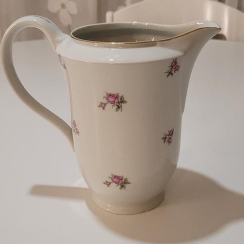 Bägare Czechoslovakia blomdekor 17cm