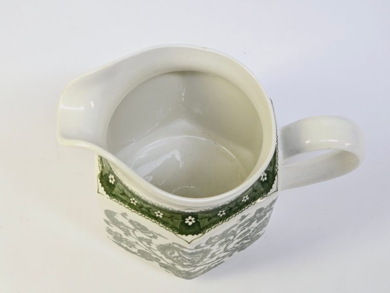 Klassisk "Ridgway Ironstone" Kanna i Grön Jacobean-design