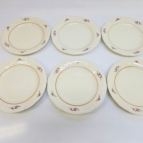 Elegant set med 6 assietter från Rörstrand, ca 20,5 cm
