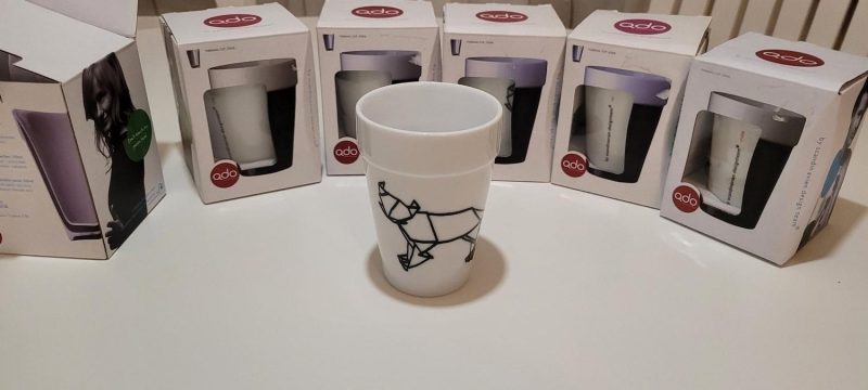 Kaffeservisdelar 6-delar, QDO, med originalförpack Scandinavian team Oanvända