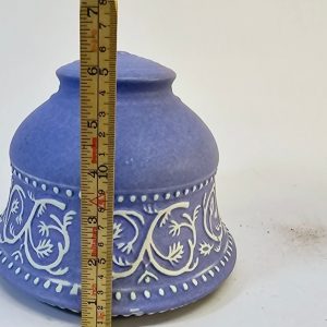 Vacker Hängkruka i Blått - Vintage Keramik, D 18,5 cm