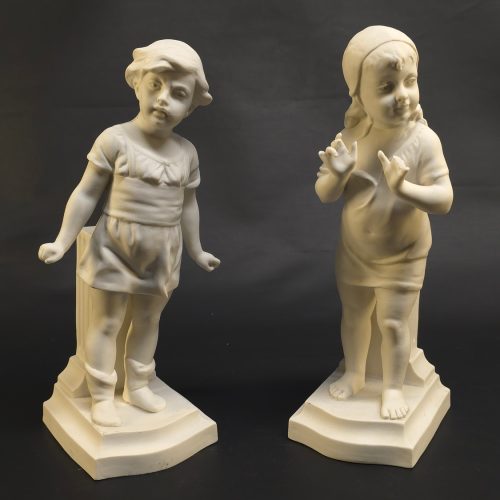 Charmiga Gustavsberg Figuriner i Par – 1919