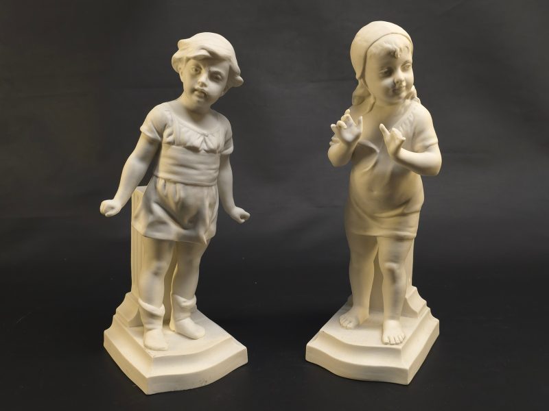 Charmiga Gustavsberg Figuriner i Par – 1919