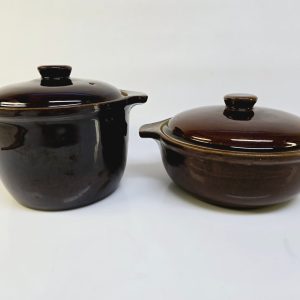 Set med två charmiga grytor från Denby Stoneware - Engelsk kvalitet