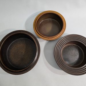 2st Skålar, Arabia, "Ruska", Glaserad stengods, Designer: Ulla Procopé