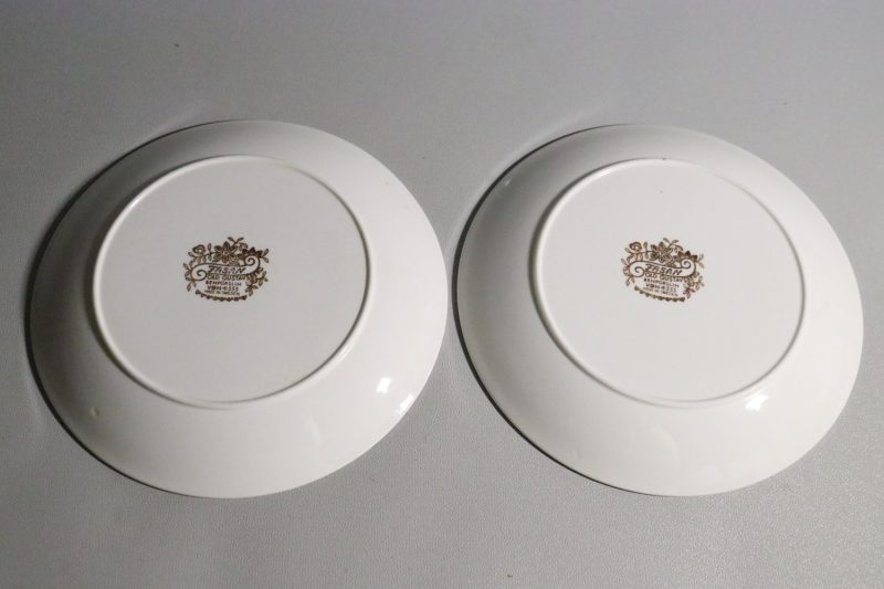 Elegant vintage-set "Fasan" från Gustavsberg i benporslin – Set om 2 st