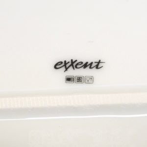 Set med 5 Rektangulära Tallrikar – Exxent, Modern Design med Sumo-motiv