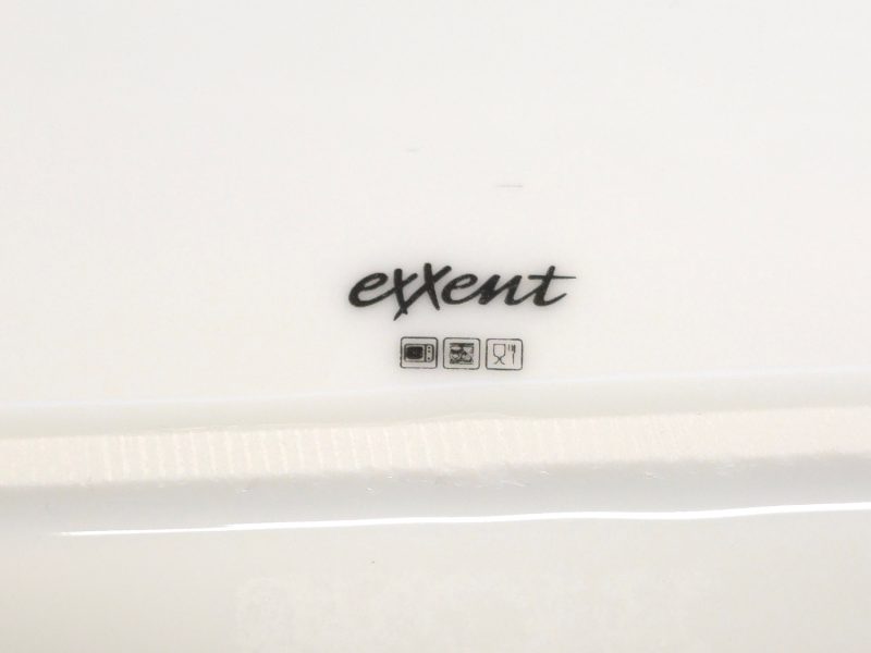 Set med 5 Rektangulära Tallrikar – Exxent, Modern Design med Sumo-motiv