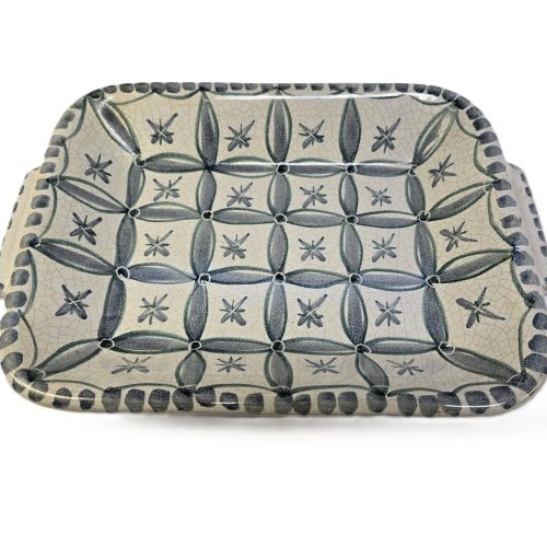 Elegant Serveringsfat från Laholm Keramik - Handgjord Skandinavisk Design