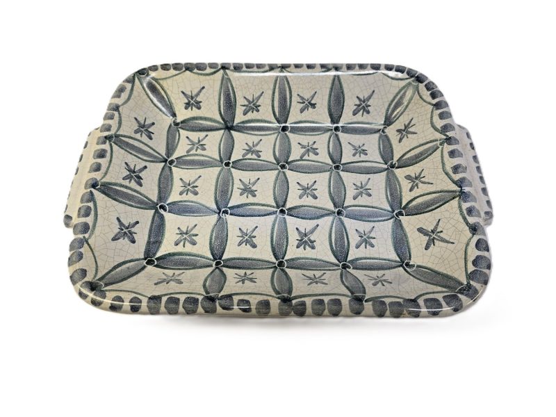 Elegant Serveringsfat från Laholm Keramik - Handgjord Skandinavisk Design