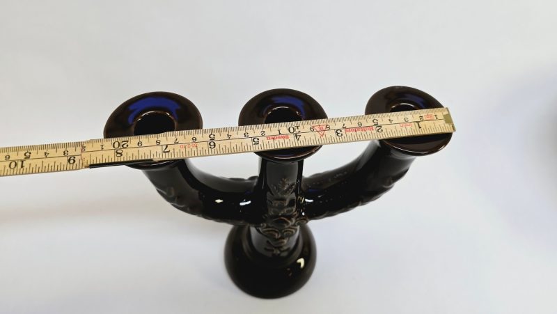 Vintage Trearmad Ljusstake – Elegant Svensk Design