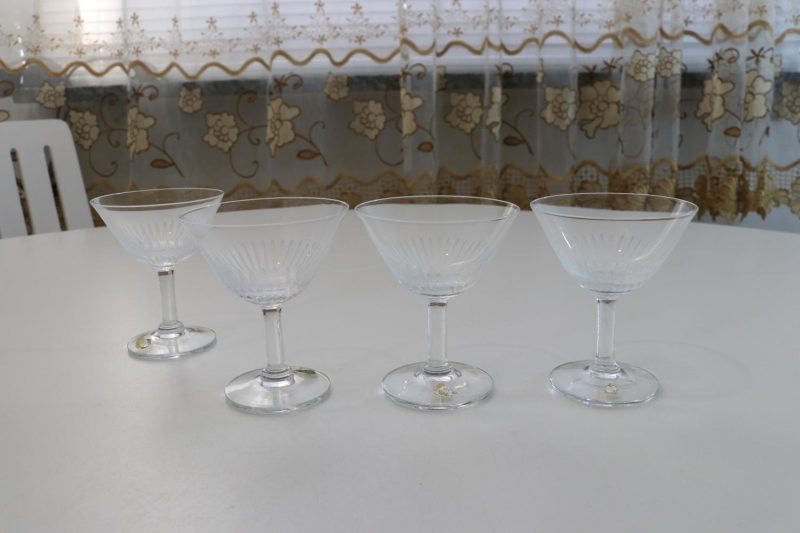Glasservis, 4 glas, F-& HL Kristall, Kosta