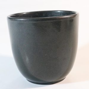 Tusca rund antracitkruka - H.11 x D.12cm
