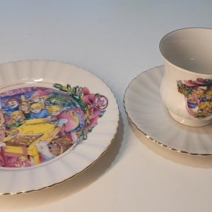 Fyrklövern - Porslin - "Jul" - Kaffegods - 1976