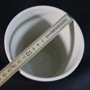 Blomkruka Ø13 cm, vit - Teardrops