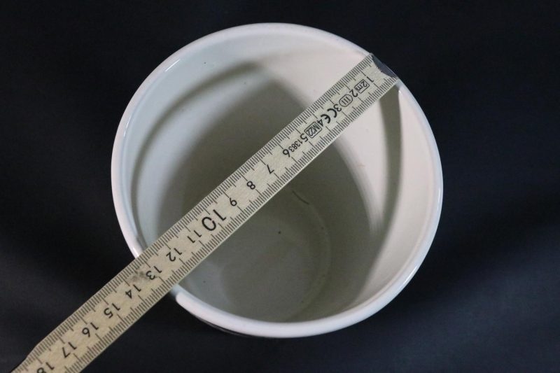 Blomkruka Ø13 cm, vit - Teardrops