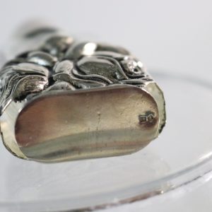 parfymflaska glas & metall