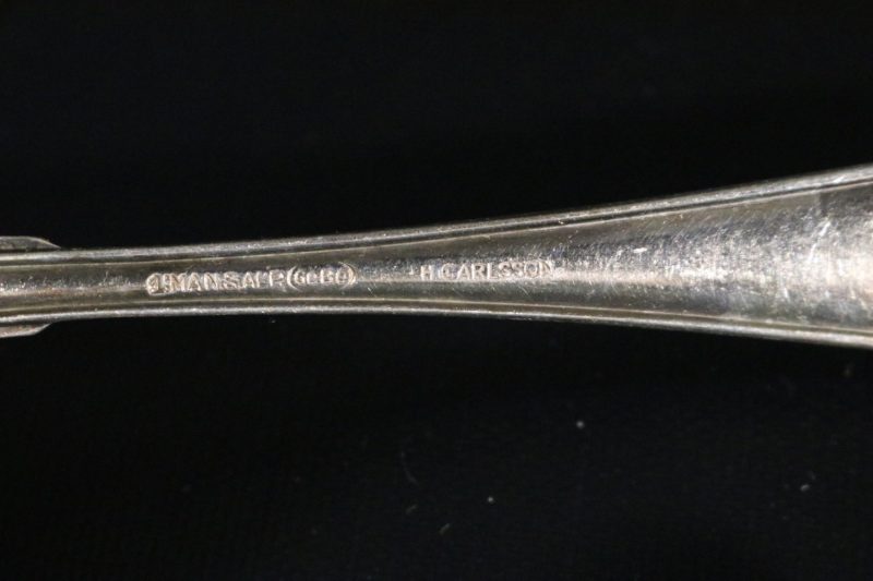 Antikt Set med Nysilverskedar – Gense Alp, Design H. Carlsson