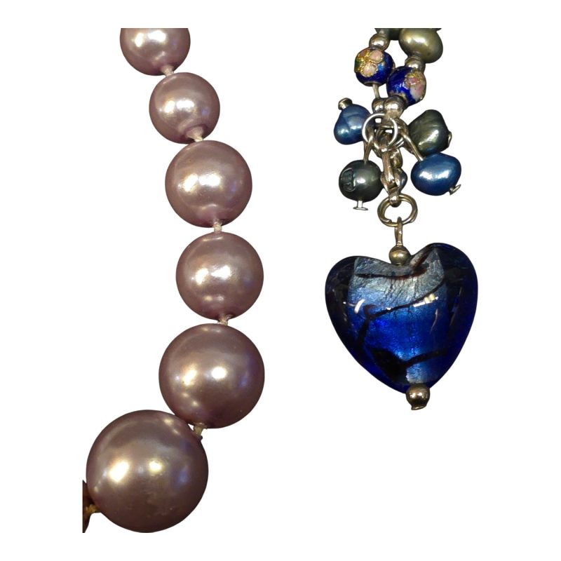 Charmigt set med 7 halsband – Unik mix av stilar och material