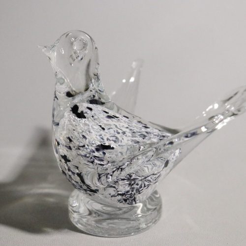 Unik Glaskonst Fågel – 12 cm Elegant Dekoration