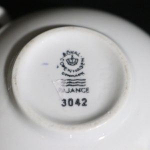 Set med 4 kaffekoppar från Royal Copenhagen, Modell Alliance