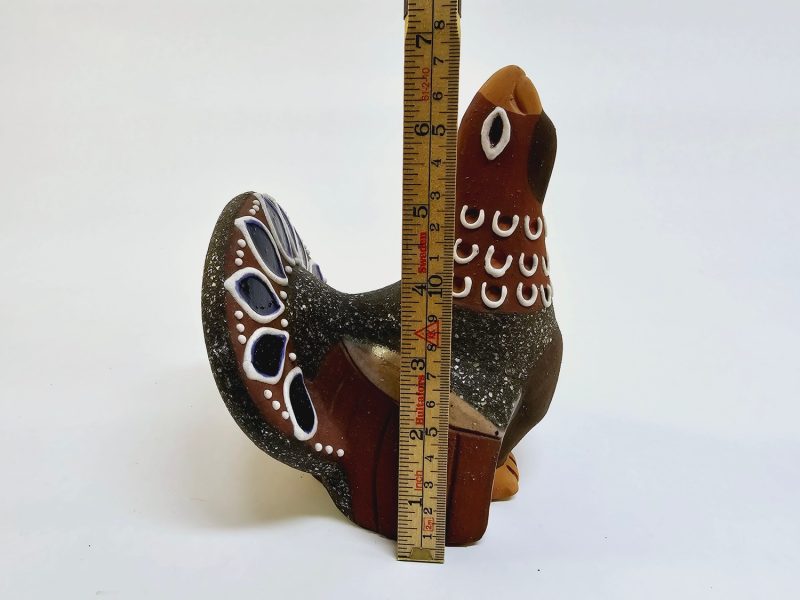 keramikfågel från Nittsjö, 17 cm hög