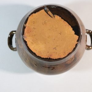 Äldre keramikkruka - Krus - troligen 1800-tal - Brun - Höjd ca 9cm