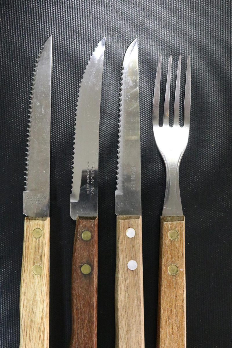 GRILL BESTICK, 4 delar, TRAMONTINA INOX-STAINLESS-BRASIL