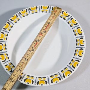Vacker Retro djup tallrik, Egersund Norway - 20cm