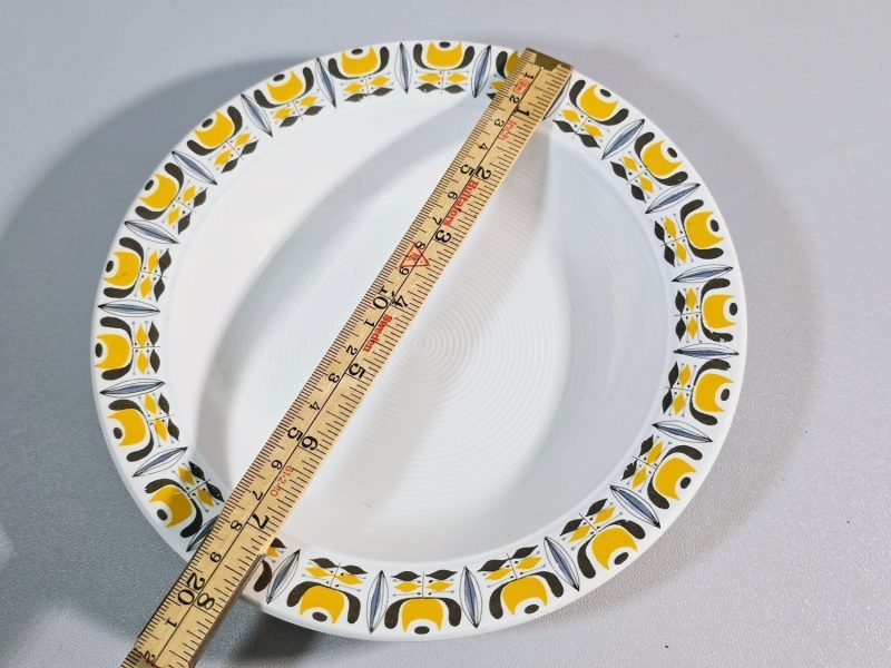 Vacker Retro djup tallrik, Egersund Norway - 20cm