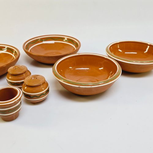 Charmigt serveringsset från Klippan Keramik – Komplett retrodesign