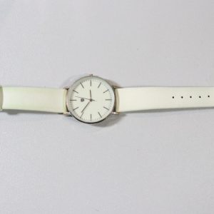 Auriol, Armbandsur, Läder, Vit