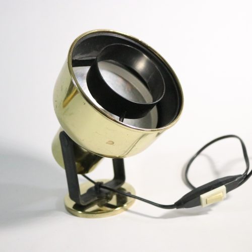 Vintage spotlight-lampa i mässing – Stilfull och iögonfallande retrodesign